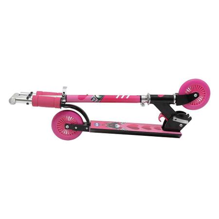 Imagem de Patinete Infantil Menina 2 Rodas - Rosa Com Freio MOR