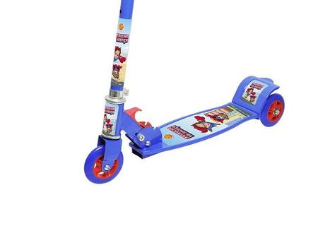 Imagem de Patinete Infantil New Top 3 Rodas Azul Dm Toys Brinquedos
