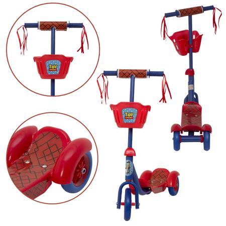 Patinete Infantil Toy Story Crian a 3 4 5 6 Anos Radical TOYS 2U