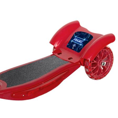 Patinete Infantil sonic cesta 3 Rodas Com Luzes E Musica - Patinete