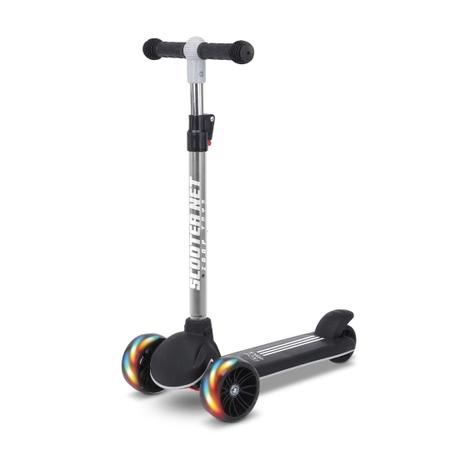 Imagem de Patinete Scooter Preto - Altura Regulável - Suporta Até 50kg - Dobrável E Original - Zoop