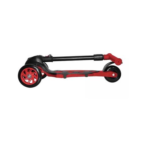 Imagem de Patinete Vermelho Power Ajustável Dobrável 3 Rodas Dm Toys