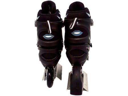 Imagem de Patins 4 Rodas Infantil Unitoys Semi Profissional - Preto