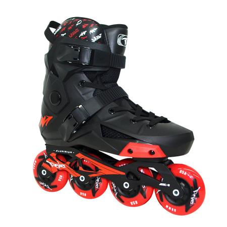 Imagem de Patins Freestyle Traxart Revolt Preto - 80mm ABEC-9