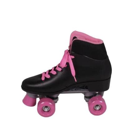 Imagem de Patins Quad Love Belfix Unicornio Preto Tam. 38