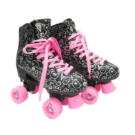 Imagem de Patins Roller Estilo New Preto N. 32 Dm Toys