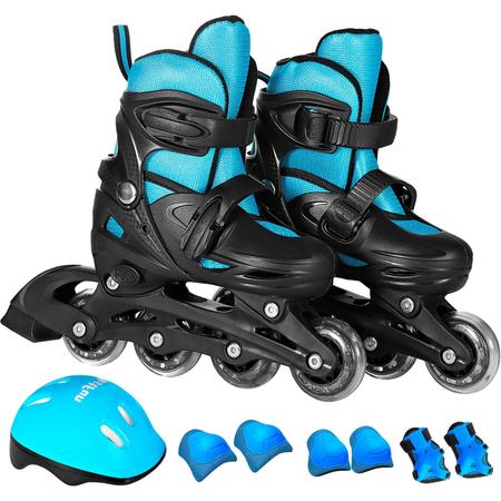 Imagem de Patins Roller Infantil Ajustável Com Kit Proteção Completo