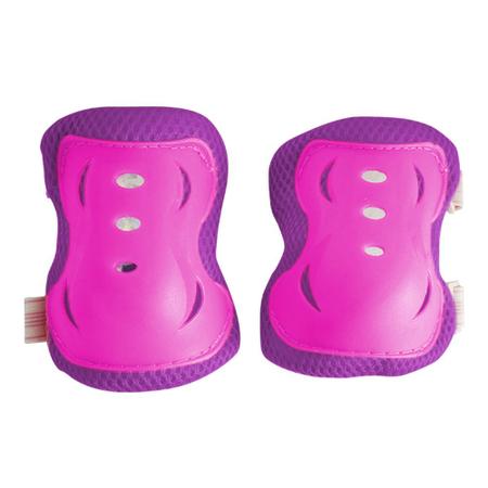 Imagem de Patins Roller Star Rosa com Kit de Proteção 34 ao 37 DMToys
