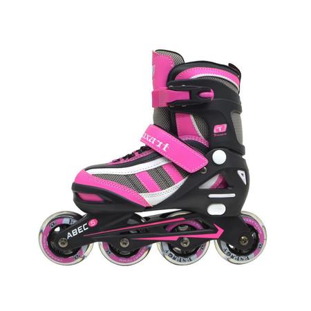 Imagem de Patins Traxart  Energy Pink Infanto Juvenil- Regulável ABEC-5