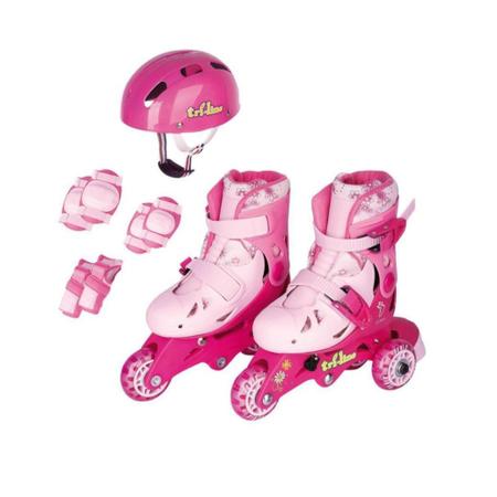 Imagem de Patins Triline Rosa 26-29 - Fenix