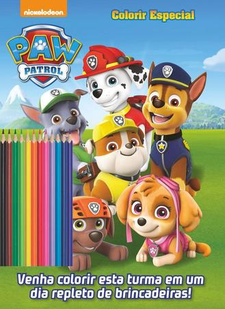 Colorindo Desenho da Patrulha Canina em Português Paw Patrol Cartoon