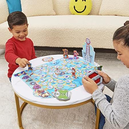 Imagem de Paw Patrol: The Movie, Adventure City Lookout Tower Board Game Chase Marshall Skye Ryder Rubble, para pré-escolares, crianças e famílias com 4 anos ou mais