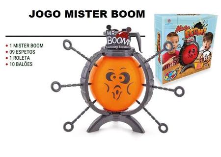 Jogo De Formas Mister Boom Balão Polibrinq Original
