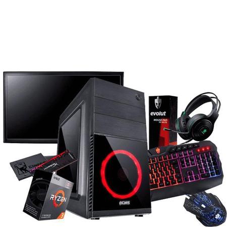 Pc Completo Gamer com 1000 Jogos acompanha Kit Gamer, Magalu Empresas