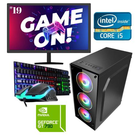 Pc Gamer Completo Barato Intel Core i5 8GB HD 500GB Placa de vídeo