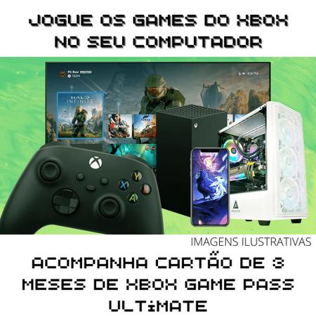 PC GAME PASS XBOX i3 4º 8GB SSD 240 C/ Controle Joystick - ATM - Computador  Gamer - Magazine Luiza