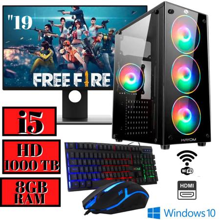 Pc Gamer Completo Intel I5 8GB HD 1TB Placa De Vídeo Monitor - F-New - CPU  - Magazine Luiza