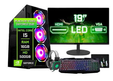 Pc gamer barato i5 16gb hd 500gb com jogos instalados - ALLETECH -  Computador Gamer - Magazine Luiza