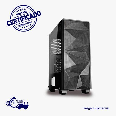 PC Gamer Battle i5 10400F Fonte Real 500W 80Plus Geforce GTX 1060