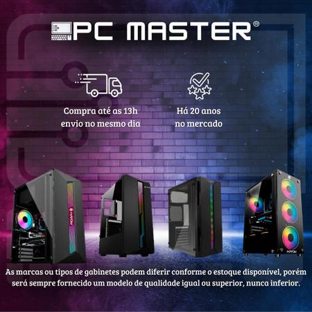 Imagem de PC Gamer Completo AMD Ryzen 5 4600g Vega 7 16gb dd4 512gb ssd HD de 500gb sata Monitor de 20" - PC Master