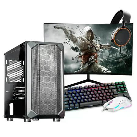 PC Gamer Completo Ryzen 5 5600G, 16GB DDR4, SSD 480GB, 500W 80 Plus, Enifler