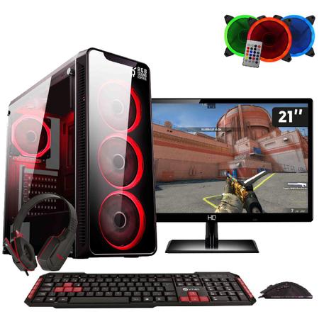 Pc Gamer Completo Intel I5 8gb Hd 1tb Placa De