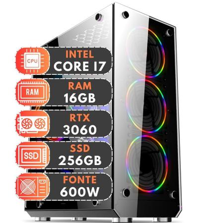PC Gamer Completo Intel Core i7 3 Geração RAM 16GB SSD 480GB GEFORCE 2GB -  ADVANCEDTECH, Magalu Empresas
