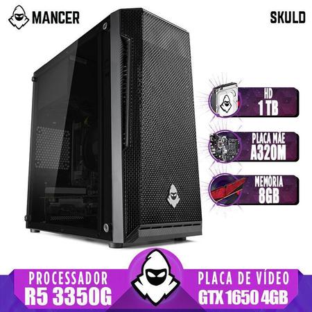 PC Gamer Mancer AMD Ryzen 5 3350G GeForce GTX 1650 4GB Mem ria