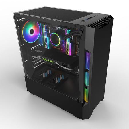 Imagem de PC Gamer Neologic Moba Box NLI68180 Intel Core i5-7400  8GB (GTX 1050Ti 4GB) 1TB Windows 10 br/