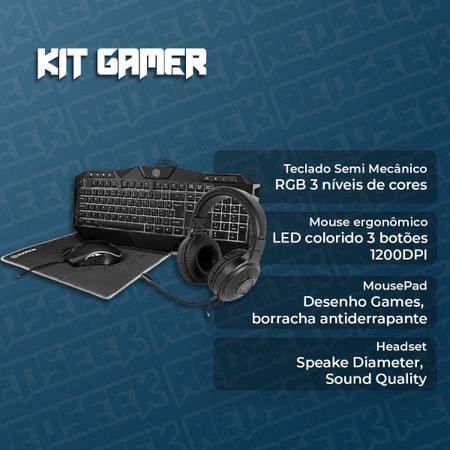 Imagem de Pc Gamer Ryzen Ssd 480Gb + Kit Game Completo + Cadeira Gamer