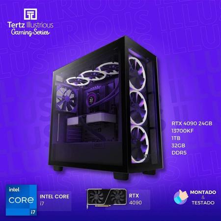 PC Gamer TERTZ Illustrious, RTX 4090 24GB, 13700KF, 1TB, 32GB DDR5, Water  Cooler 360mm, Chipset Z790 - Computador Gamer - Magazine Luiza