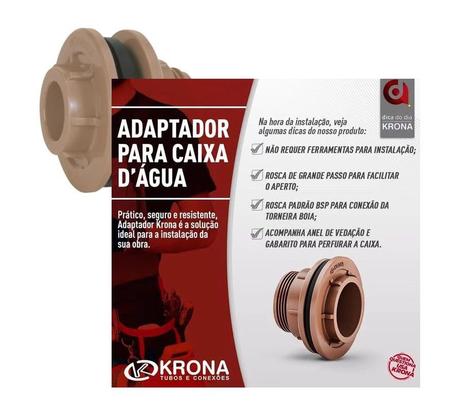 Imagem de Pct 02 Válvula Flange Para Caixa D,Água Ajustável 50mm-1.1/2