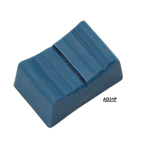 Imagem de Pct 06 Knob Chave Deslizante de Mesa AD31P 14x10x23mm Eixo 2-6mm Azul