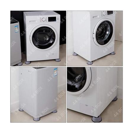 Imagem de Pé Máquina Lavar Secar Antiderrapante Amortece Ruído Pezinho