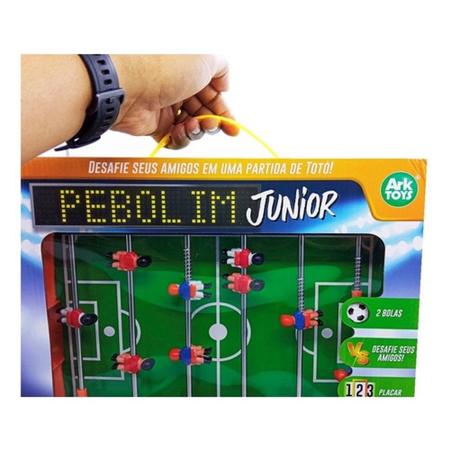 Mesa De Pebolim Totó C/ 02 Bolas - Jogo De Futebol De Mesa