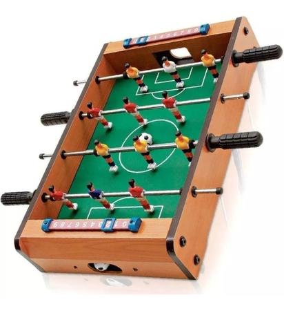 Jogo de Futebol de Mesa Pebolim Totó Extra Grande Sanxia - Vix