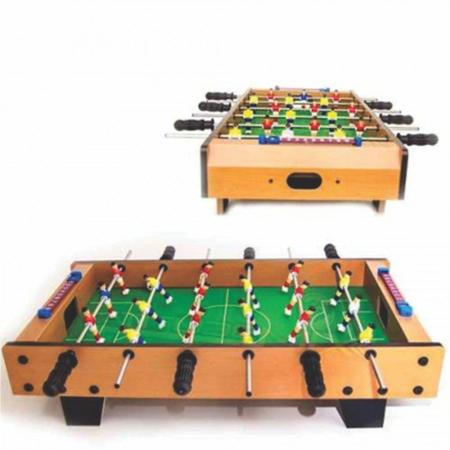 Pebolim Totó Jogo Futebol De Mesa 18 Jogadores 17x37x70cm