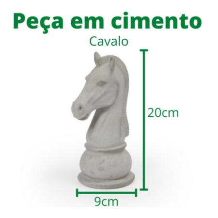 Peça Jogo Xadrez Decorativa Estátua Grande Cimento Bispo - Sweet Home -  Objetos de Decoração - Magazine Luiza