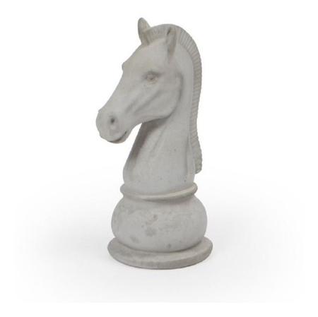 Decoração Peças De Xadrez Cavalo Escultura Média Estátua 16cm