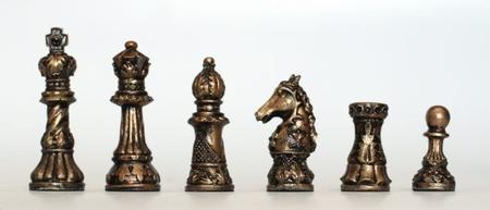 Jogo de Peças para Xadrez em Resina Coleção Ornato