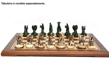 Jogo Peças Xadrez Coleção Guerra da Independência Americana 32Pçs em Resina  2 Cores - Karin - Jogo de Dominó, Dama e Xadrez - Magazine Luiza