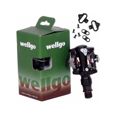 Imagem de Pedal Bike Clip Sapatilha Wellgo M919 Rolamento Mtb C/ Tacos