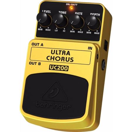 Imagem de Pedal de Guitarra Behringer UC200 Ultra Chorus Amarelo