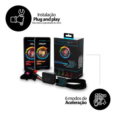 Pedal Shiftpower Chip Modulo Acelerador Bluetooth App Todos - Faaftech Imagem de Pedal Shiftpower Chip Modulo Acelerador Bluetooth App Todos