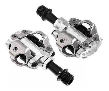 Imagem de Pedal Shimano Pd-M540 Prata Com Taquinhos Sm-Sh51 Mtb