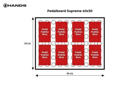 Imagem de Pedalboard Lite Plus Imbuia 60x40 com Softbag - Hands Custom