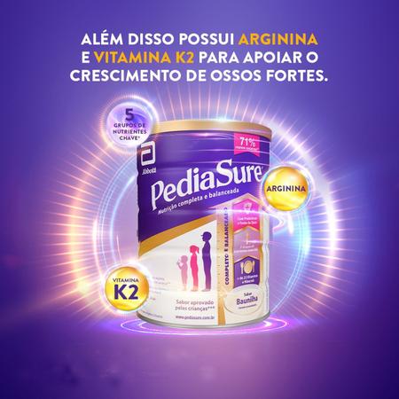 Imagem de PediaSure Nutrição Completa E Balanceada Sabor Baunilha 400g Abbott