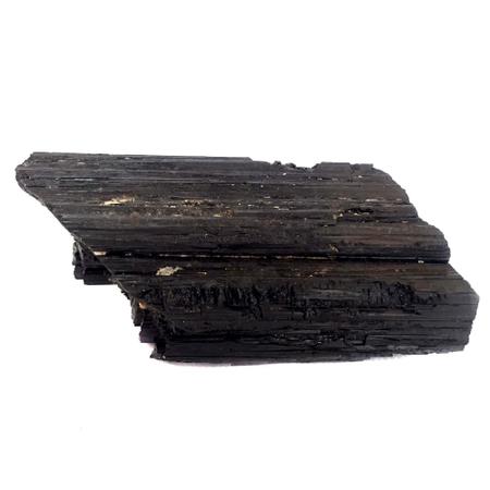 Imagem de Pedra Unitária Grande Turmalina Negra Bruta Cristal Natural