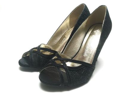 Imagem de Peep Toe Festa 11036/303 Preto Noivas madrinhas Debutantes