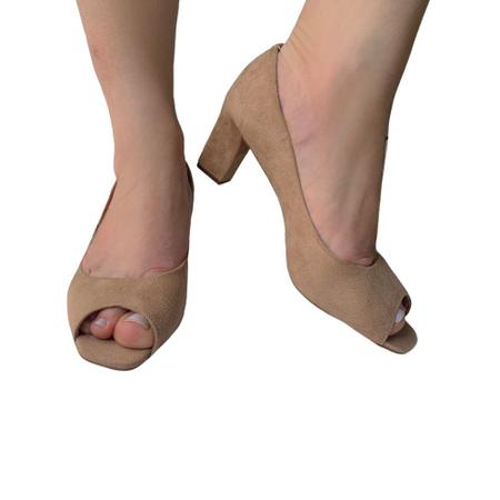 Peep toe vizzano best sale camurça